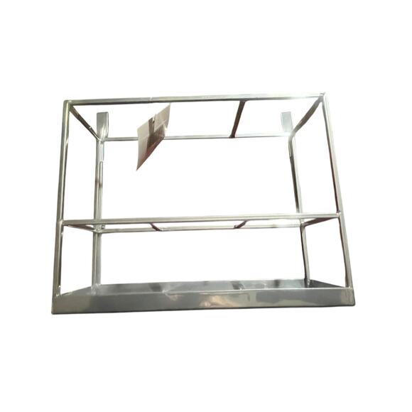 Over the Cabinet Bath/ Kitchen Organizer in Chrome - Picture 3 of 5